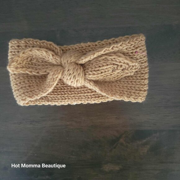 Baby Knitted Bow Earwarmer Headband Bundle in Assorted Colors - Picture 6 of 8
